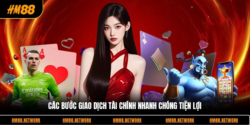 Các bước giao dịch tài chính nhanh chóng tiện lợi